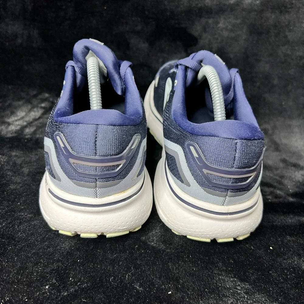 Brooks Ghost 15 1203801B450 Womens US 11B Running Shoes Navy Athletic Sneakers‎